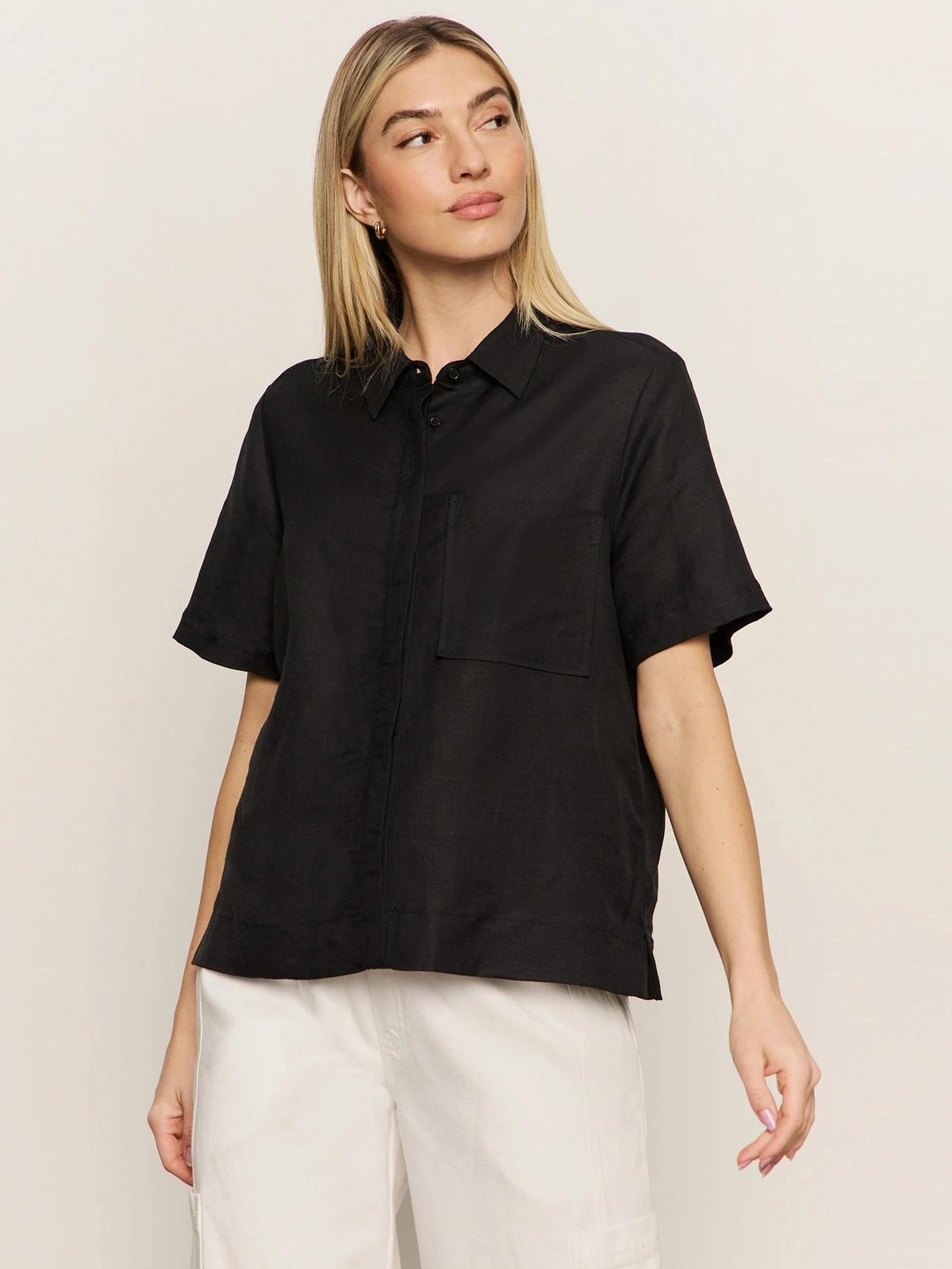 Relaxed Vacation Shirt Black