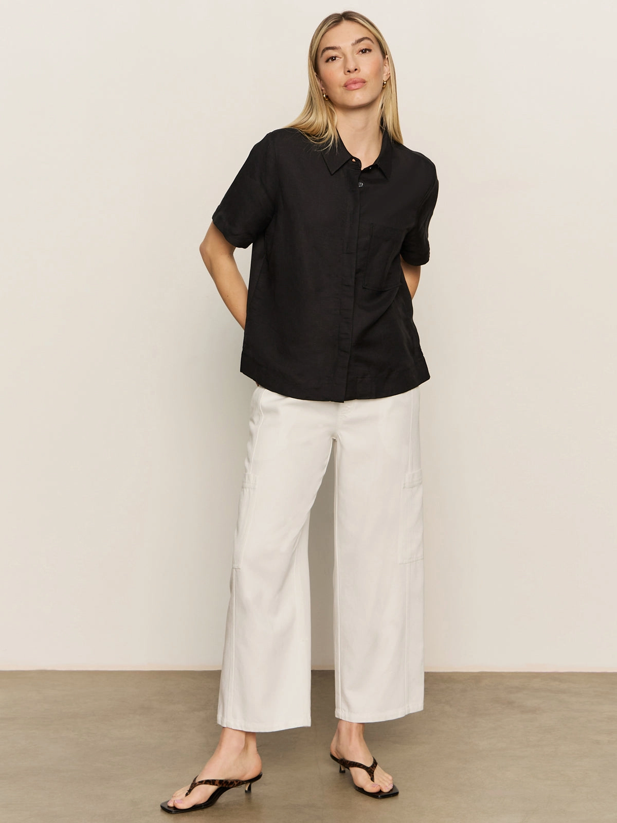 Relaxed Vacation Shirt Black