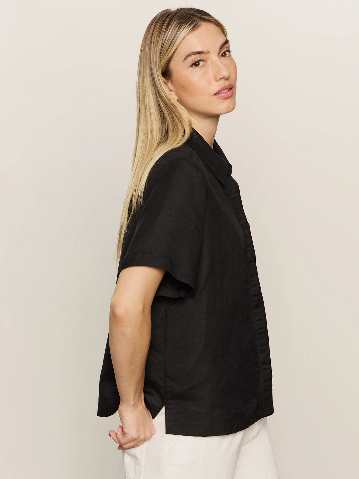Relaxed Vacation Shirt Black