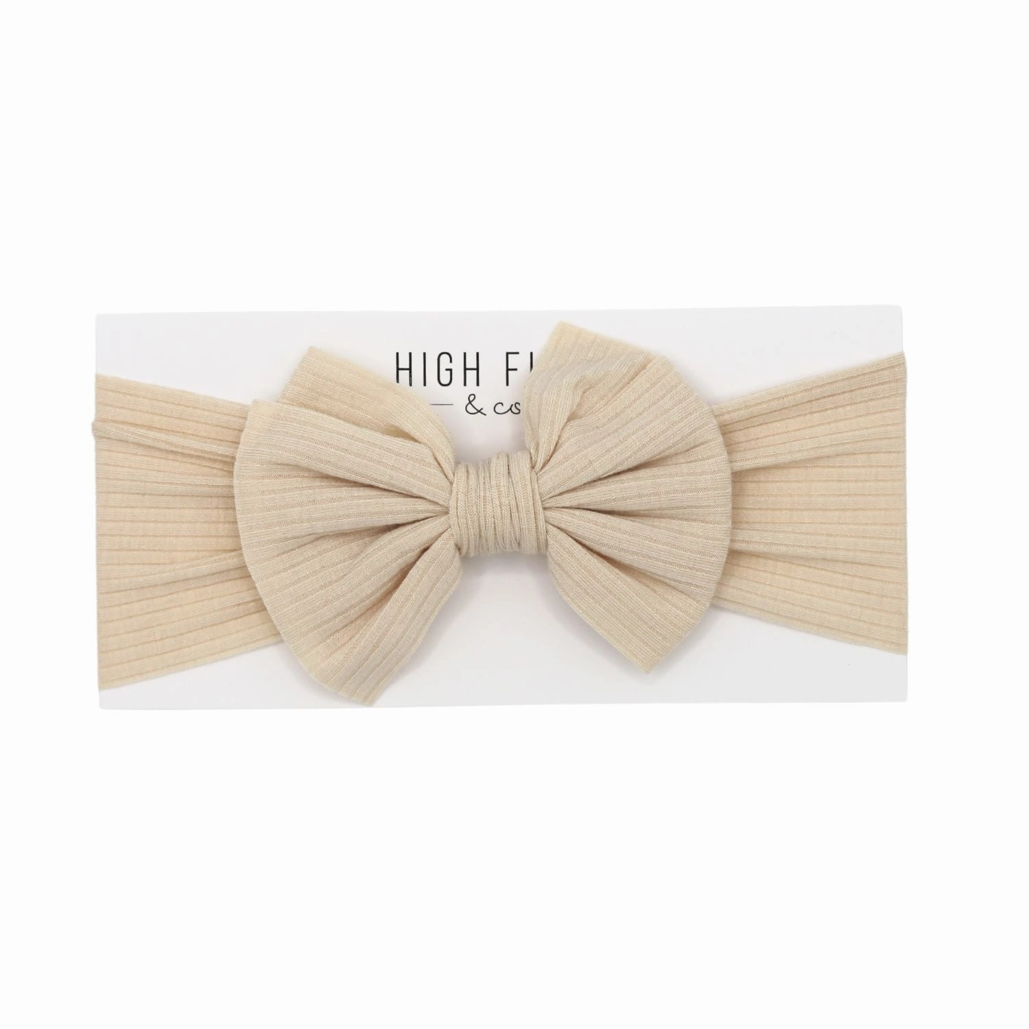 Ribbed Bow Headwrap