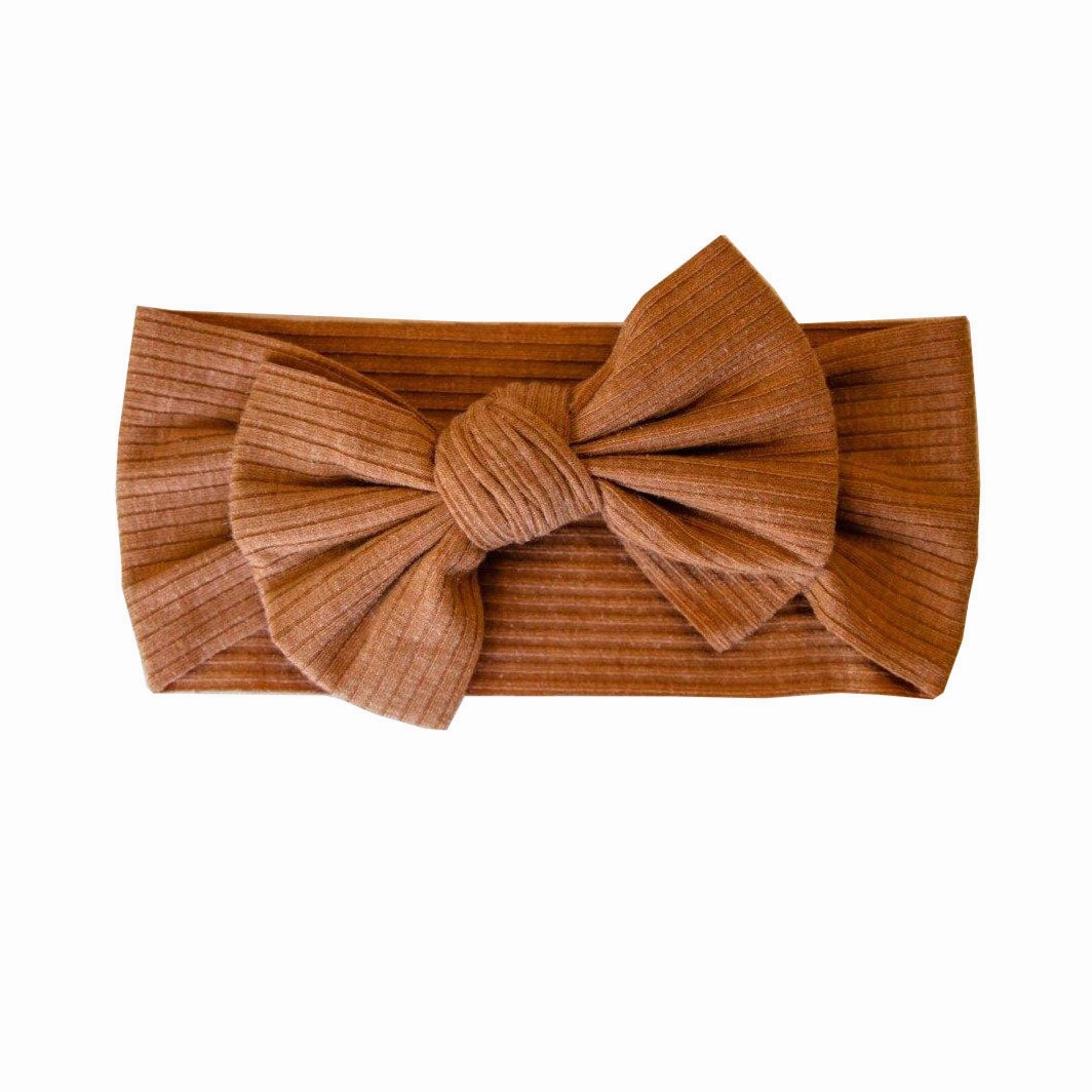 Ribbed Bow Headwrap