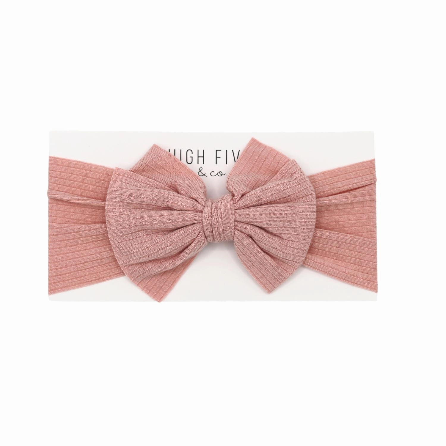 Ribbed Bow Headwrap