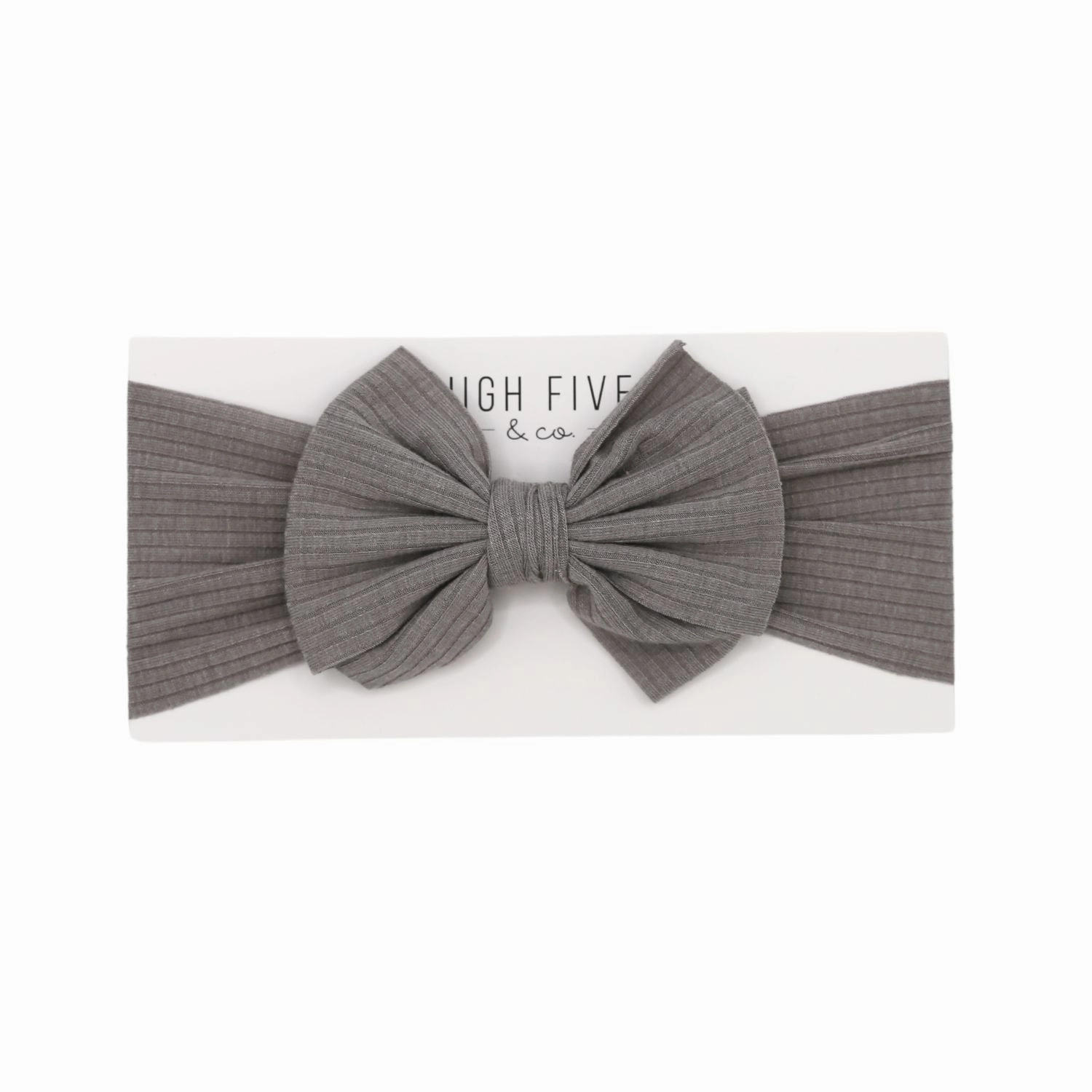 Ribbed Bow Headwrap