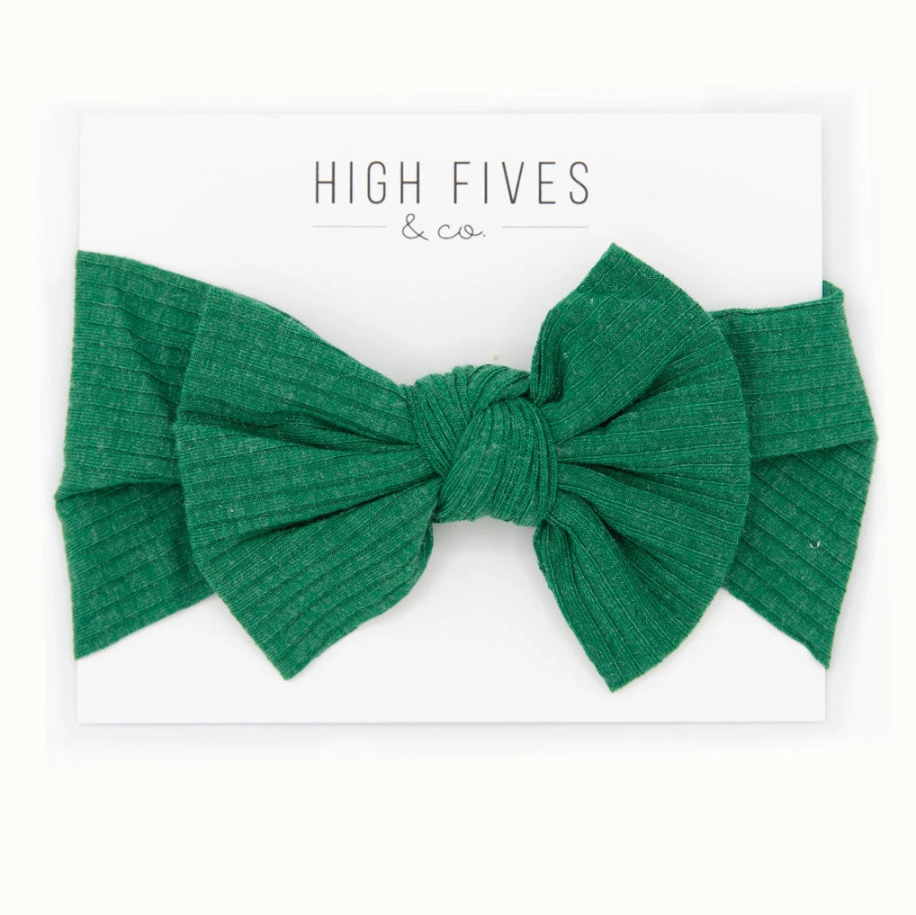 Ribbed Bow Headwrap