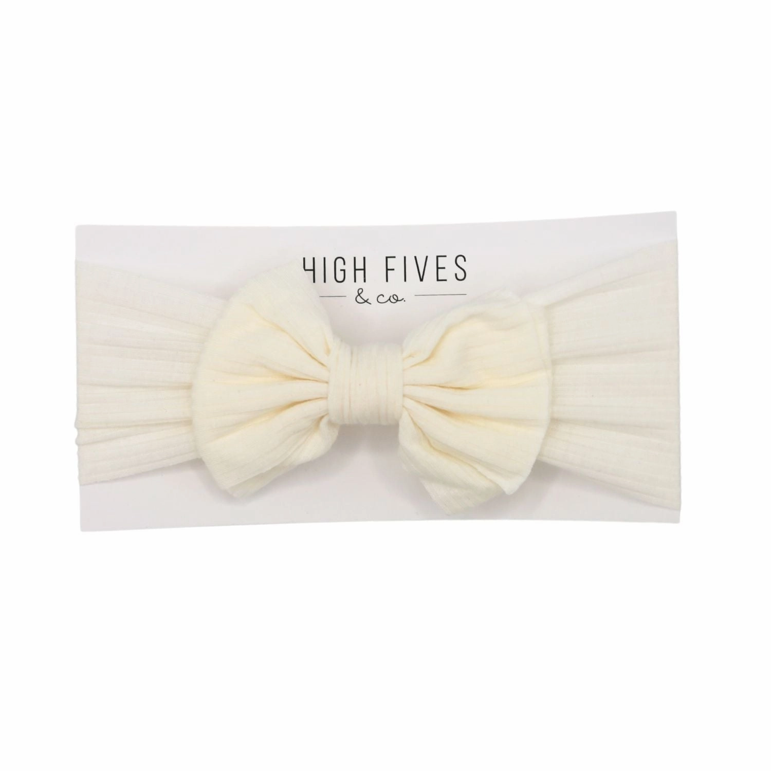 Ribbed Bow Headwrap