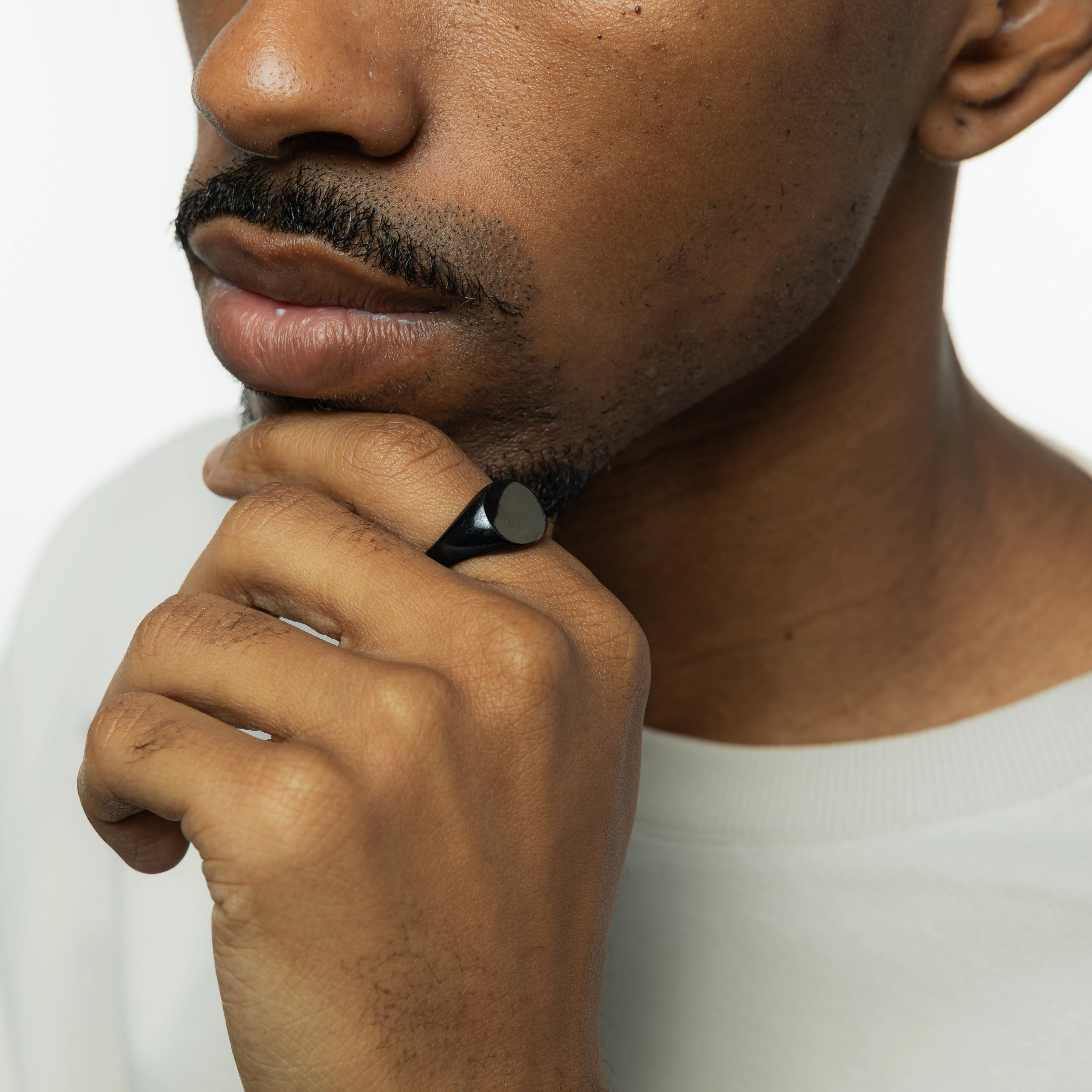 Round Signet Ring | Men
