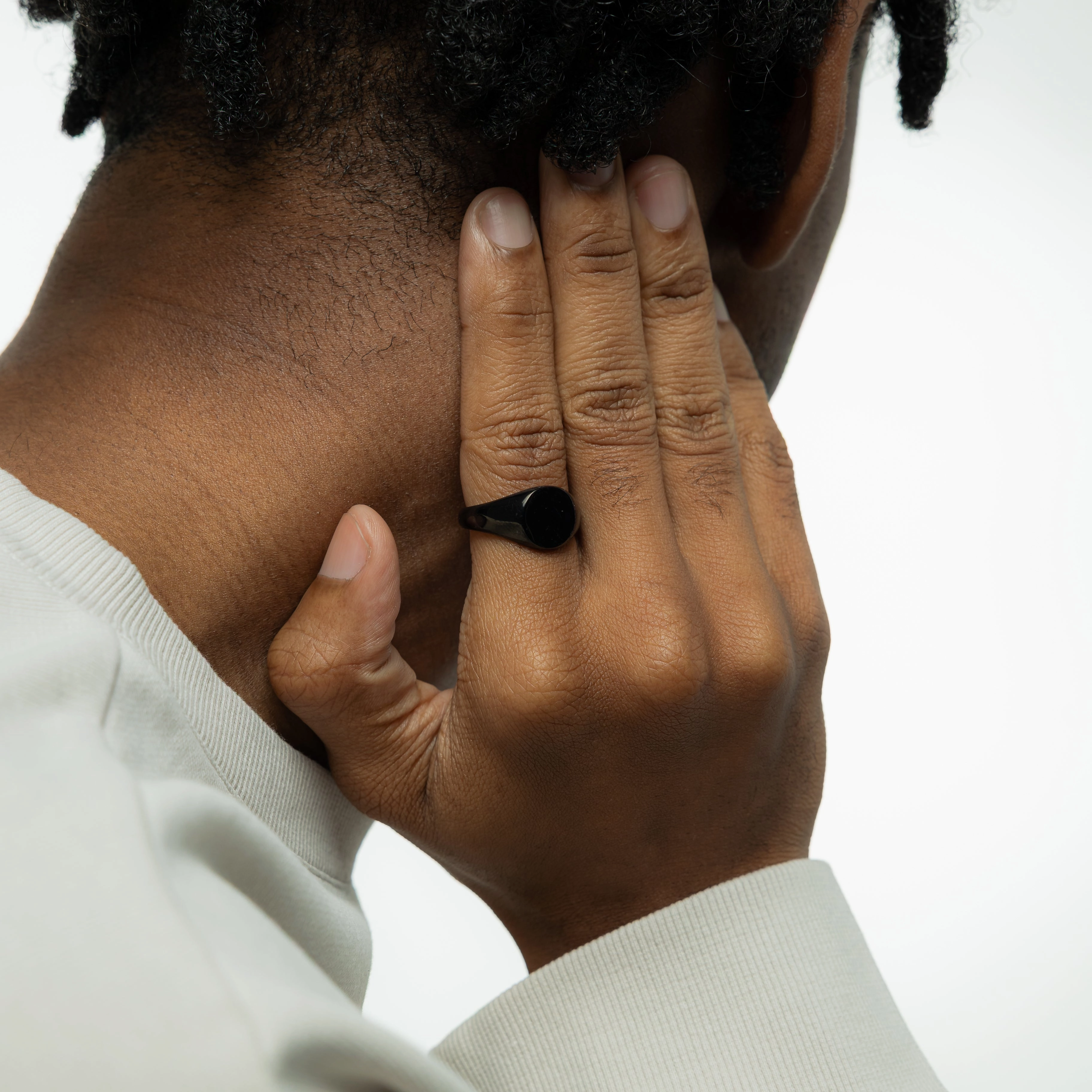 Round Signet Ring | Men