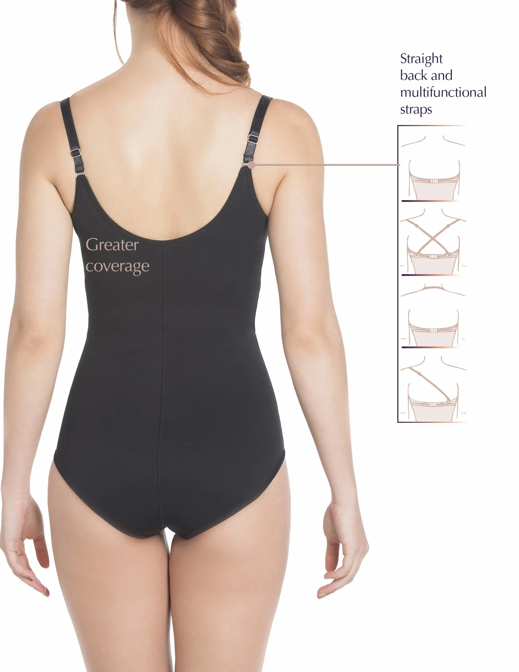 Siluet E6025 Slimming Braless Classic Panty Body Shaper with Latex