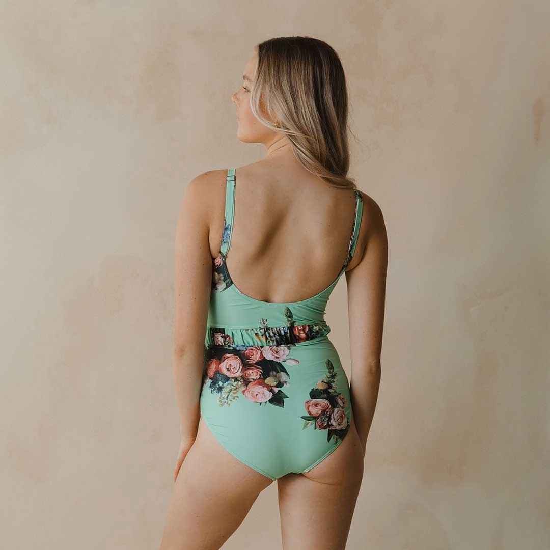 The Duchess One-Piece, Rose Mint