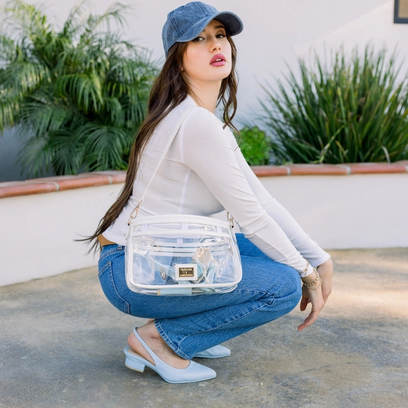 The Slingback - Baby Blue Leather
