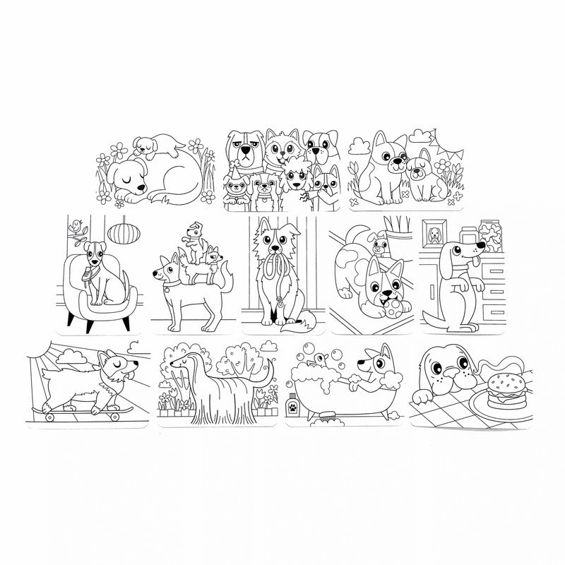 Undercover Art Hidden Pattern Coloring Activity Art Cards