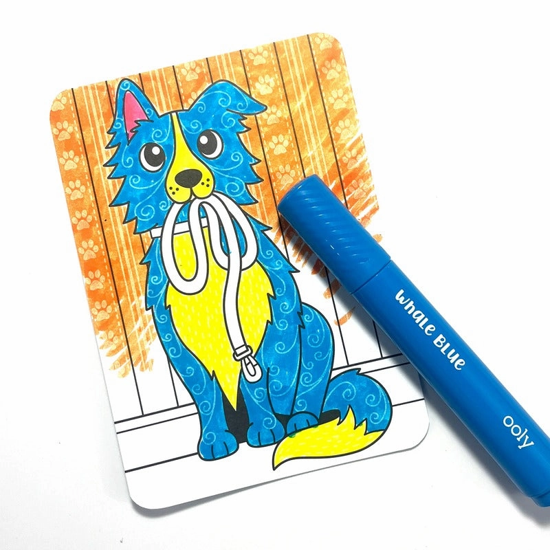 Undercover Art Hidden Pattern Coloring Activity Art Cards