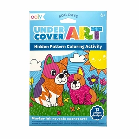 Undercover Art Hidden Pattern Coloring Activity Art Cards