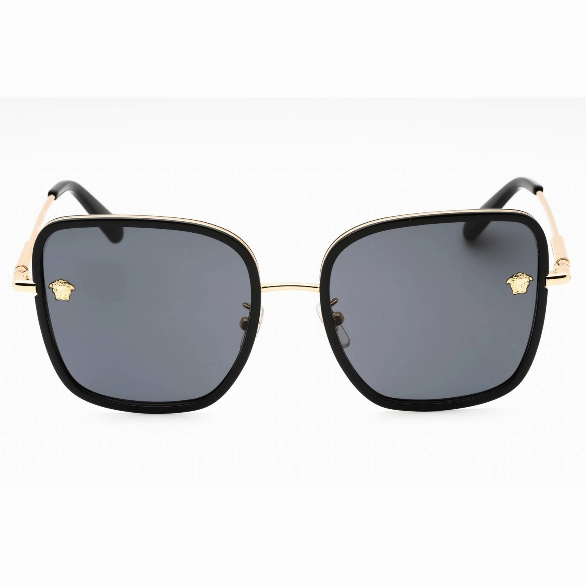 Versace Women's Sunglasses - Black Metal Full Rim Square Shape Frame | 0VE2247D 143887