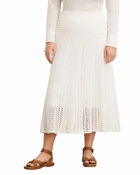 Vince Godet Crochet Skirt
