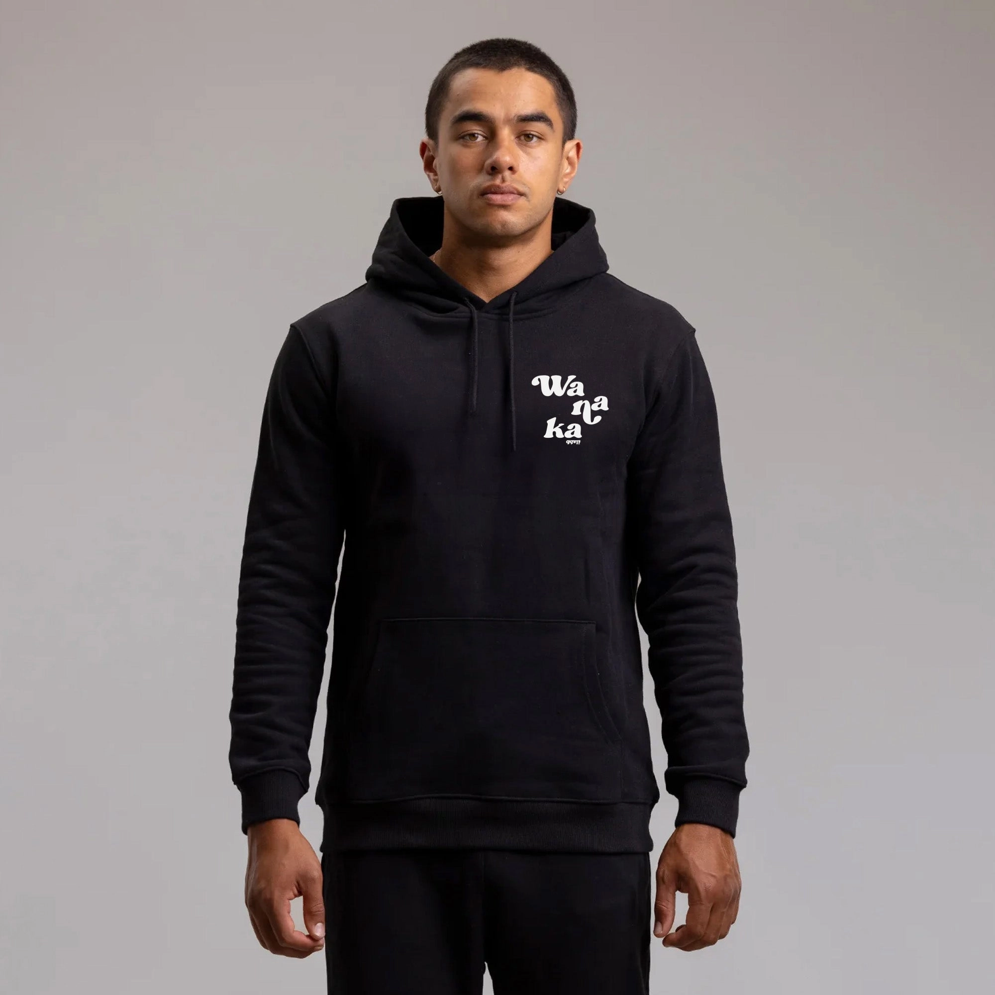 Wanaka Classic Hood - Unisex BLACK