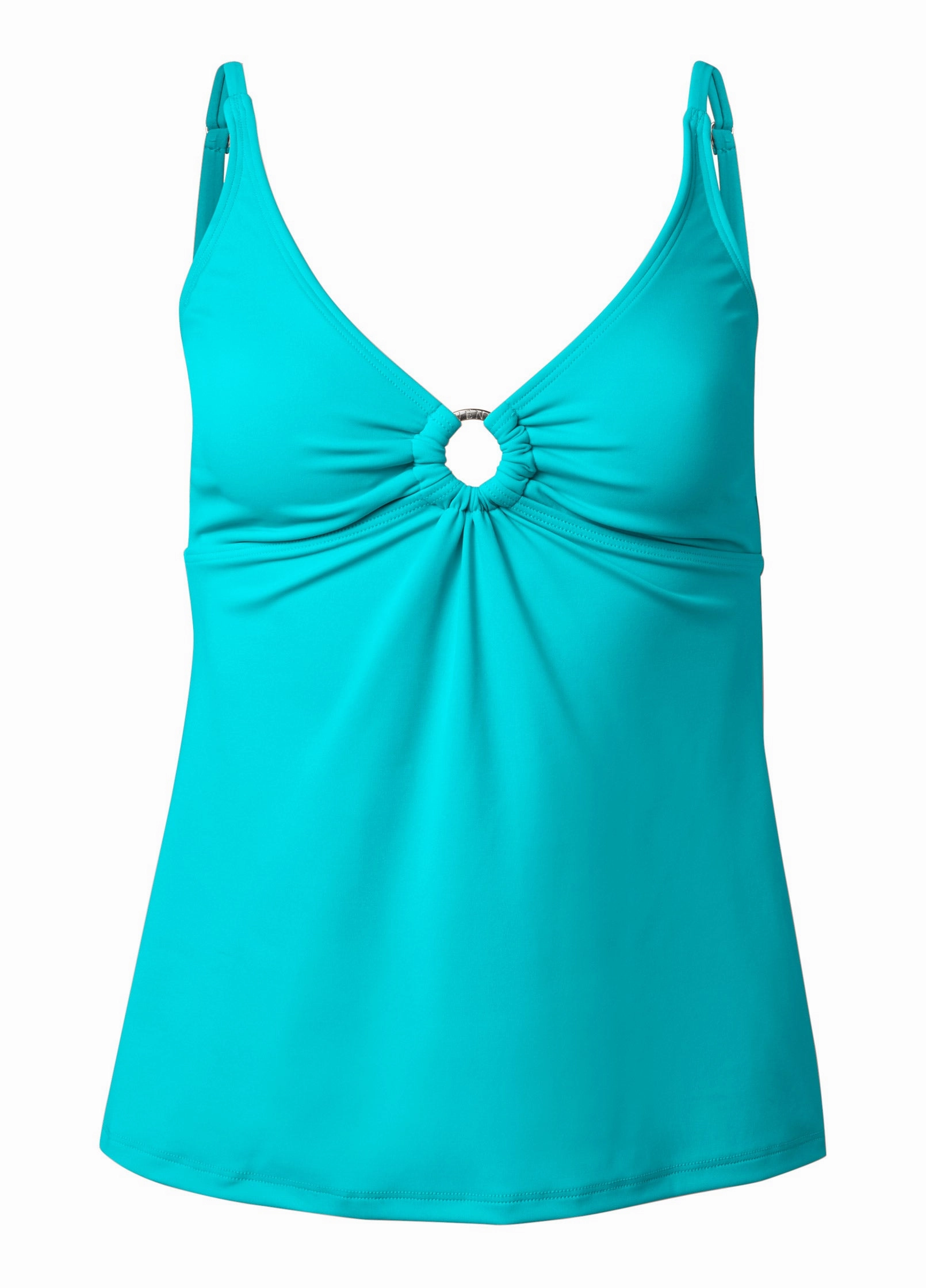 Willow Ring Tankini Top - Aqua Reef